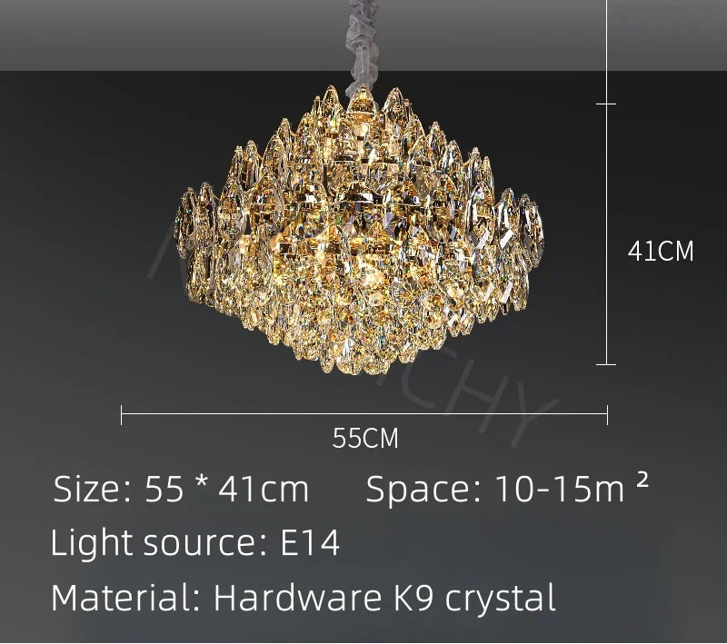 Lustre LUXI en Verre Premium