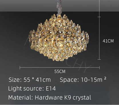 Lustre LUXI en Verre Premium
