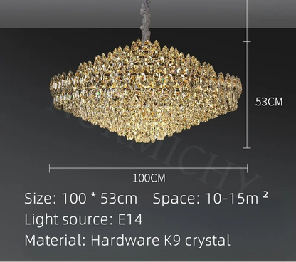 Lustre LUXI en Verre Premium