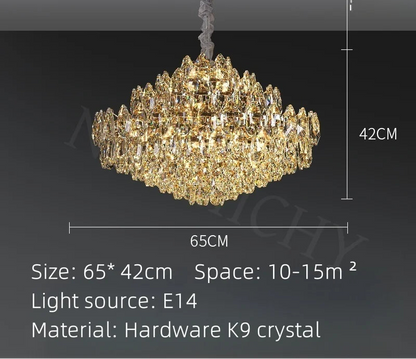 Lustre LUXI en Verre Premium