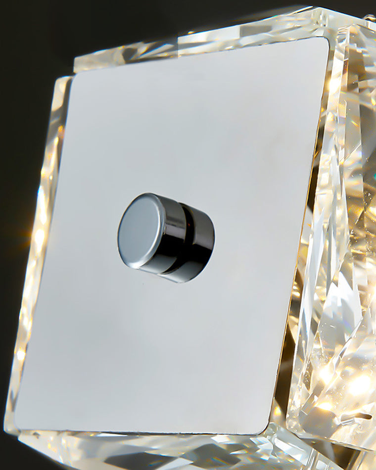 Lustre Linéaire - Cristal Élégance