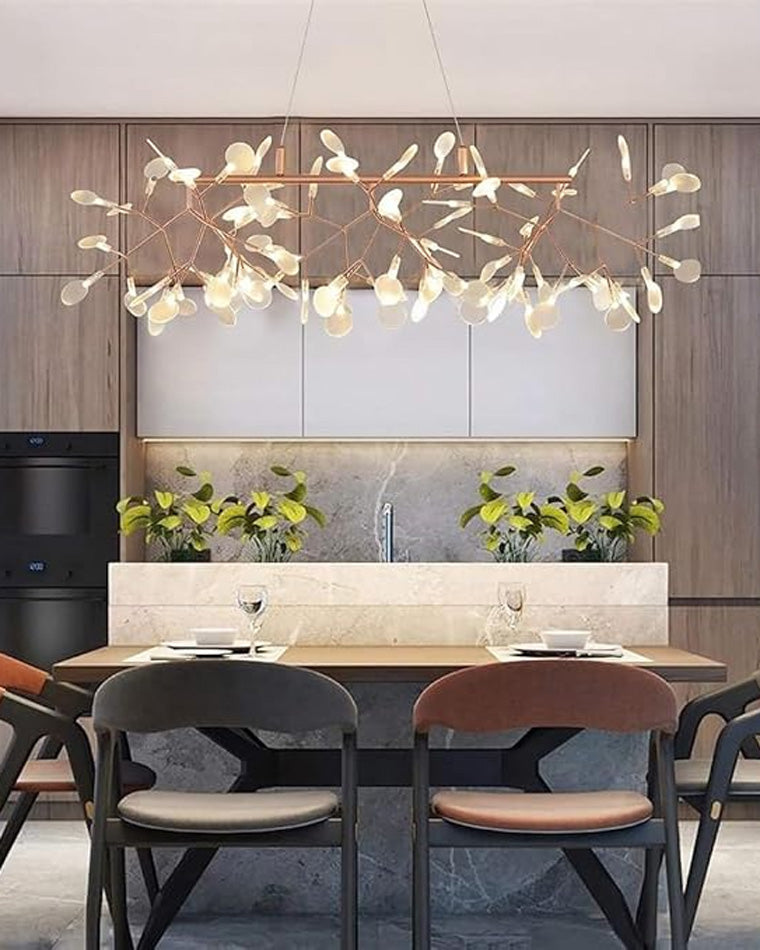 Lustre Linéaire Éclats Suspendus