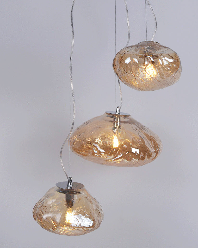 Lustre Nuage en Verre Soufflé