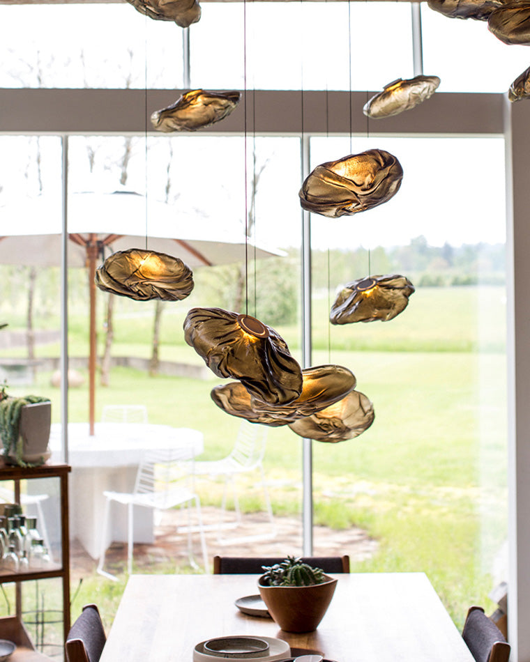 Lustre Nuage en Verre Soufflé
