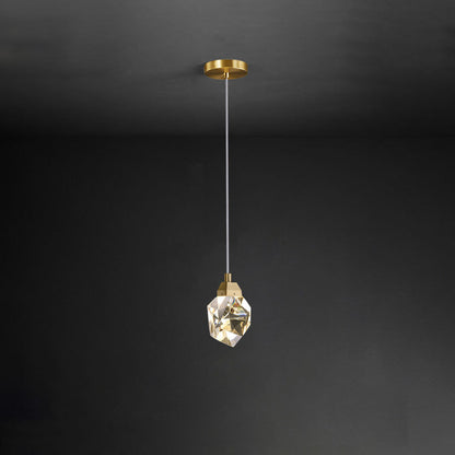 Lustre Pluie de Cristal - Élégance Naturelle