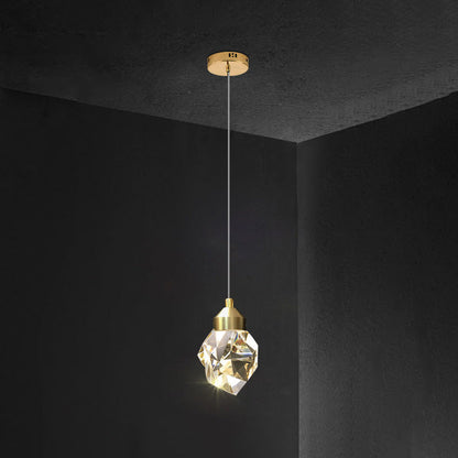Lustre Pluie de Cristal - Élégance Naturelle