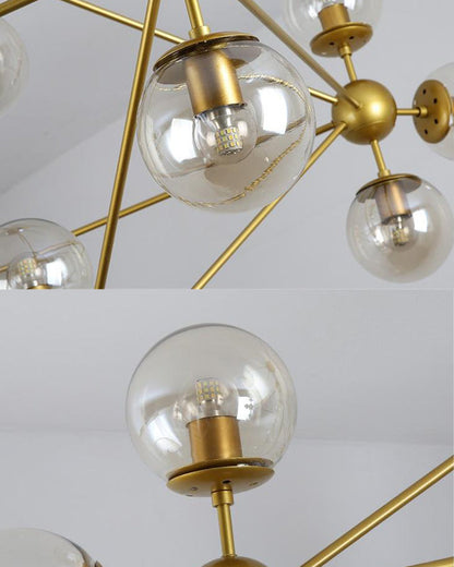 Lustre Sphérique - Éclat Sputnik