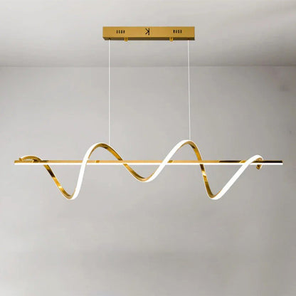 Lustre Spira Dorée