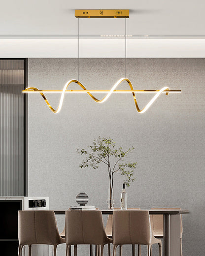 Lustre Spira Dorée