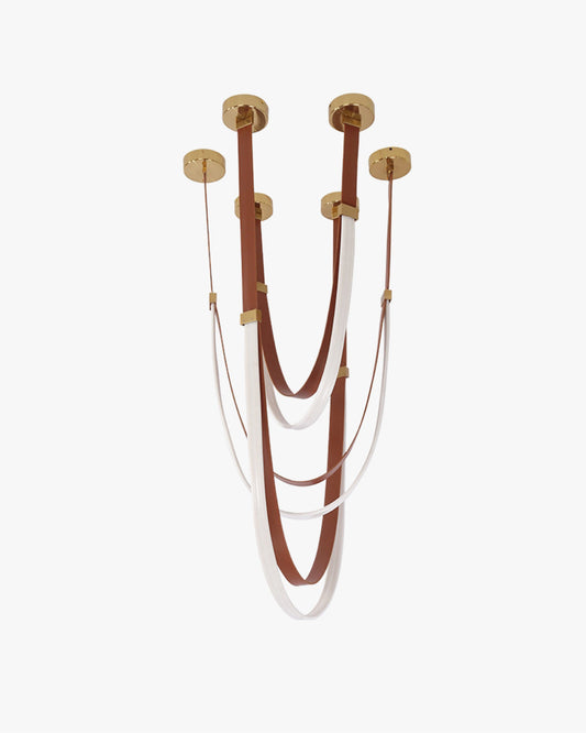 Lustre Suspendu Ruban Café