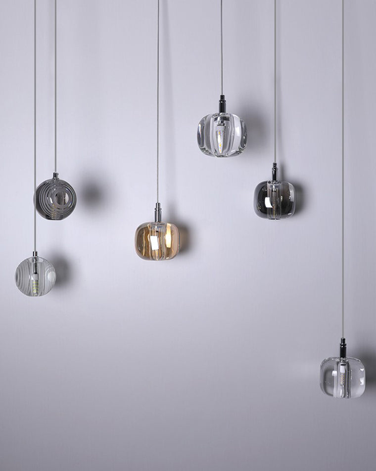 Lustre Suspendu - Verre Élégance