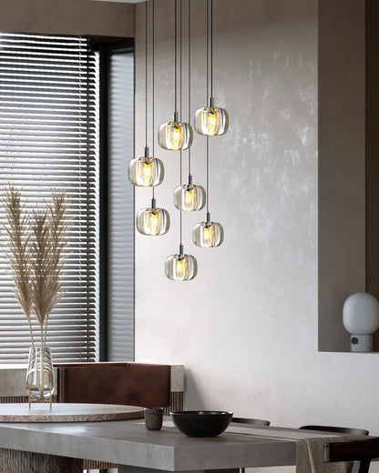 Lustre Suspendu - Verre Élégance