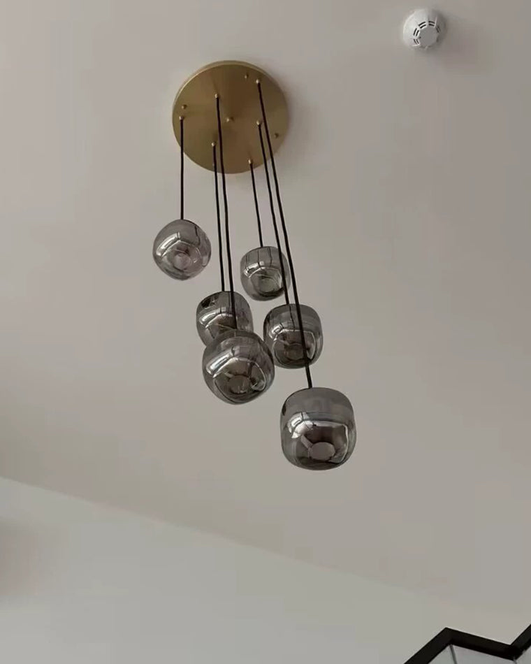 Lustre Suspendu - Verre Élégance
