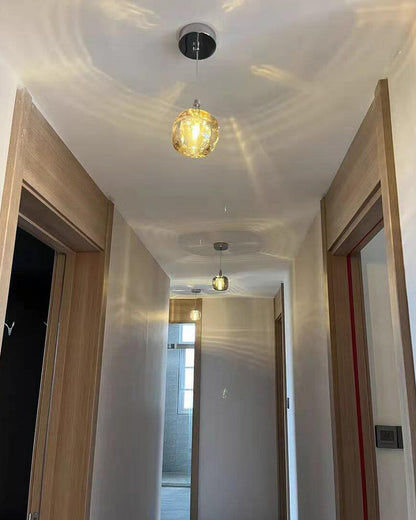 Lustre Suspendu - Verre Élégance