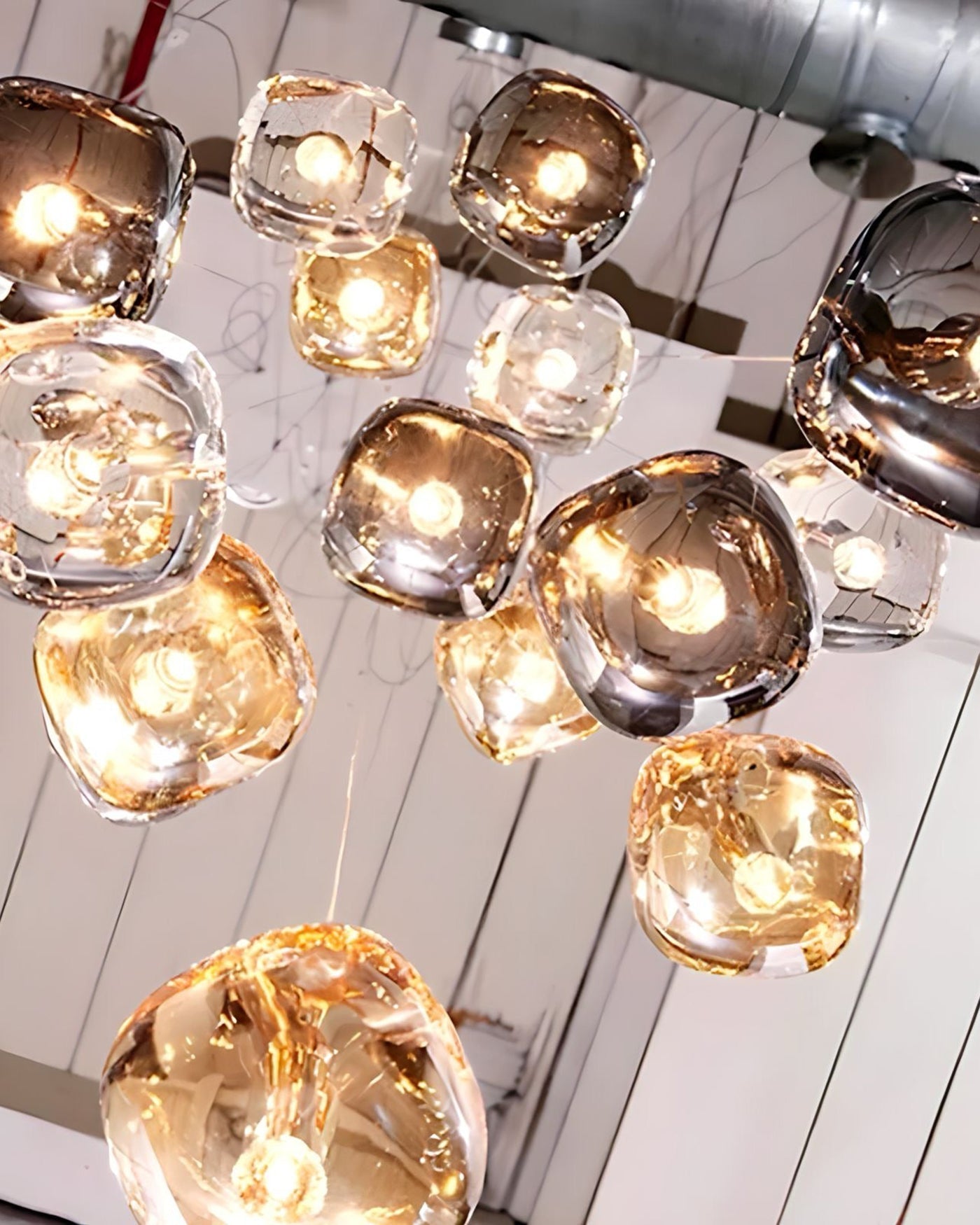 Lustre Suspendu - Verre Élégance