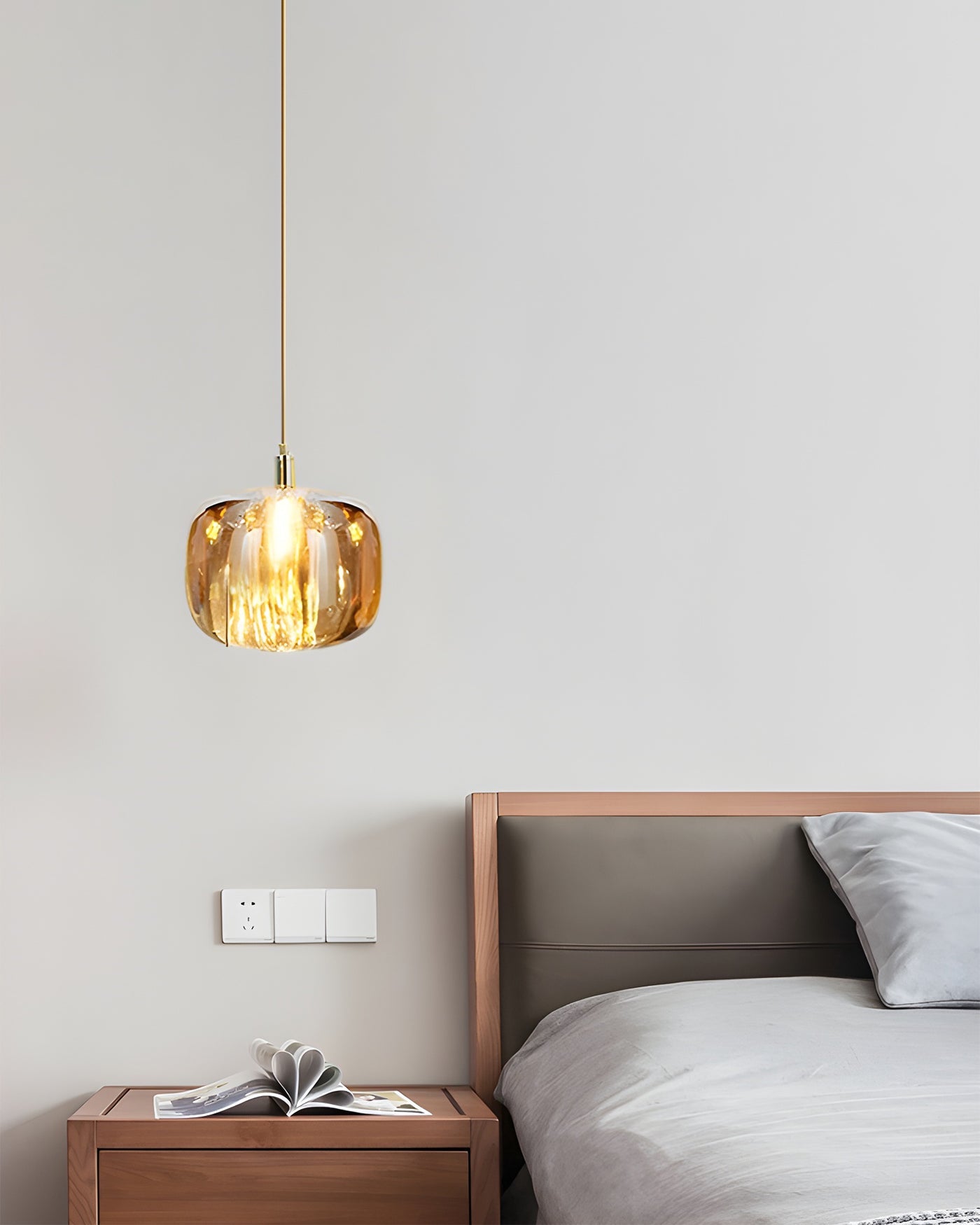 Lustre Suspendu - Verre Élégance