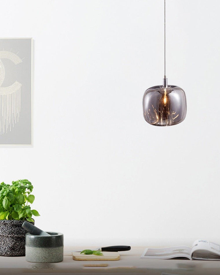 Lustre Suspendu - Verre Élégance