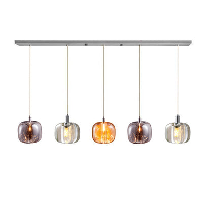 Lustre Suspendu - Verre Élégance