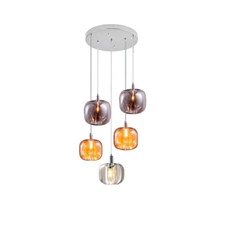 Lustre Suspendu - Verre Élégance