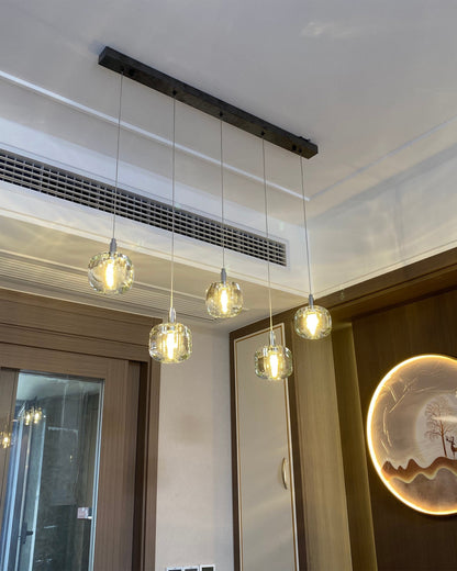 Lustre Suspendu - Verre Élégance