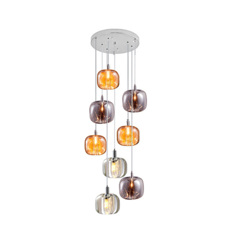 Lustre Suspendu - Verre Élégance