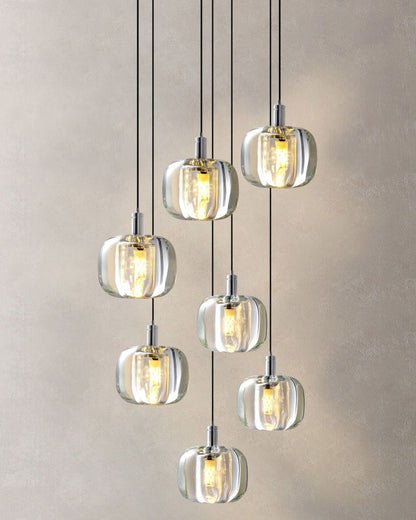 Lustre Suspendu - Verre Élégance