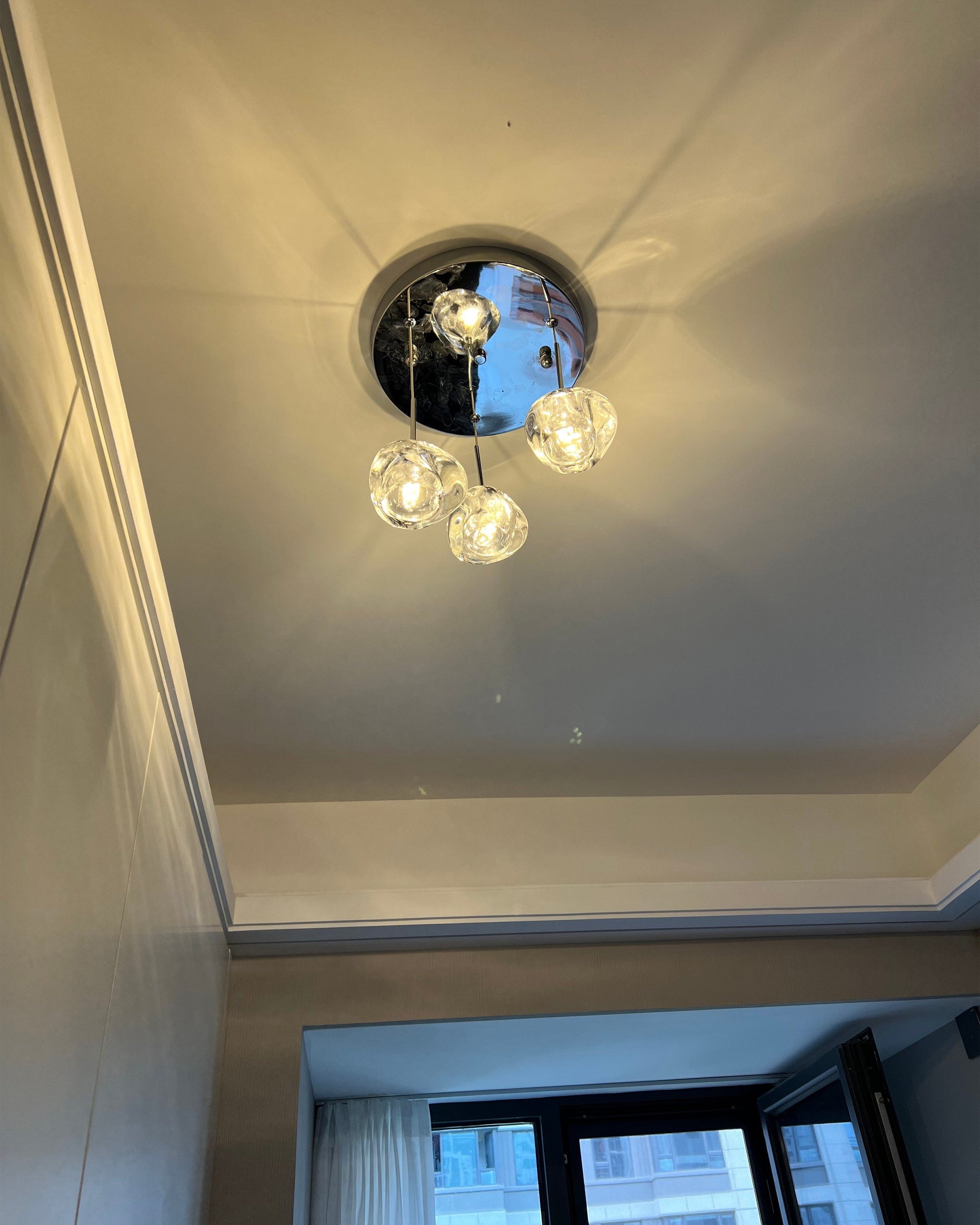 Lustre Suspendu - Verre Élégance