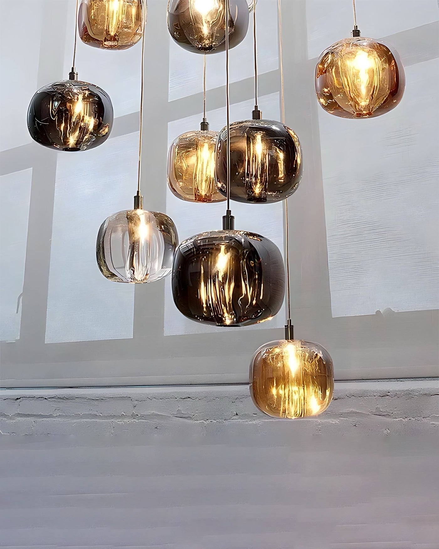 Lustre Suspendu - Verre Élégance