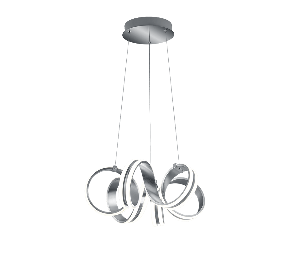 Lustre Suspension LED Chrome Design