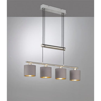 Lustre Suspension Luminaire Couleur Taupe
