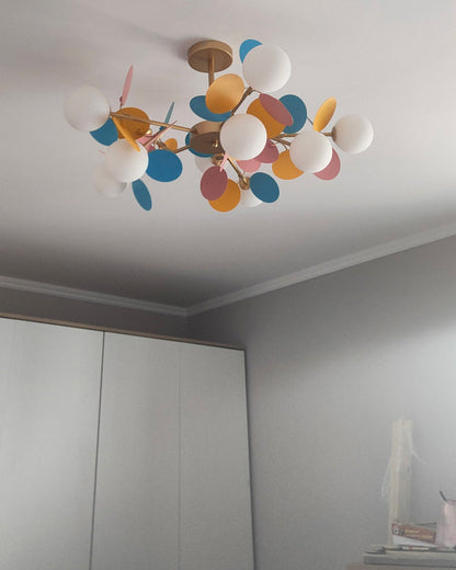 Lustre à Bulles Ramifiées - Art Éclatant