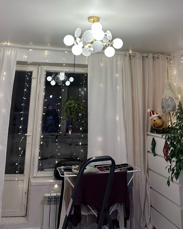 Lustre à Bulles Ramifiées - Art Éclatant