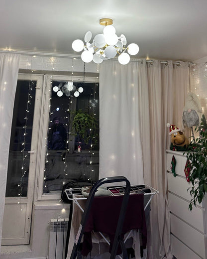 Lustre à Bulles Ramifiées - Art Éclatant
