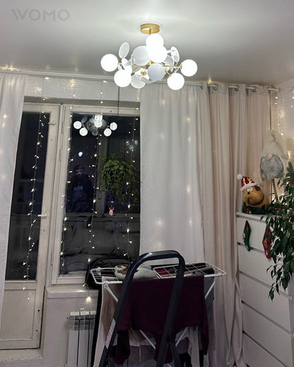 Lustre à Bulles Ramifiées - Art Éclatant