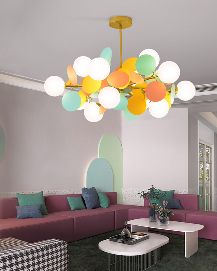 Lustre à Bulles Ramifiées - Art Éclatant