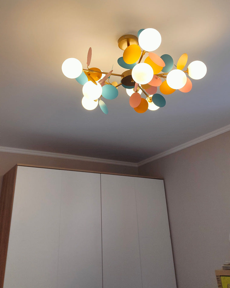 Lustre à Bulles Ramifiées - Art Éclatant