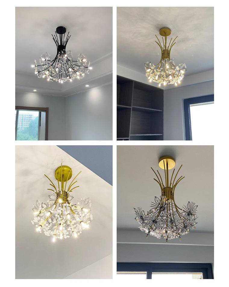 Lustre en Cristal - Bouquet Flower