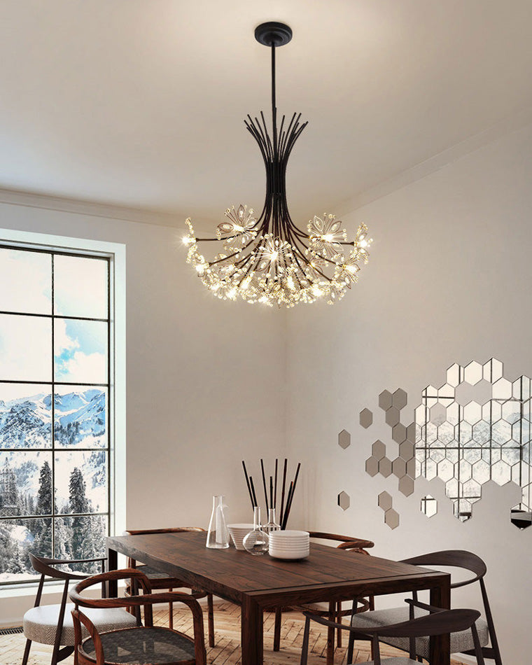Lustre en Cristal - Bouquet Flower