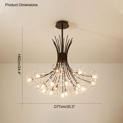 Lustre en Cristal - Bouquet Flower