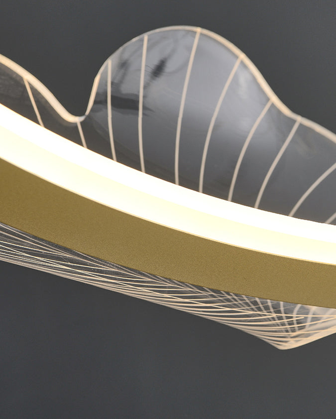 Lustre en Feuilles de Ginkgo -Élégance Naturelle