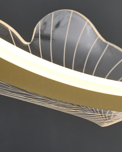 Lustre en Feuilles de Ginkgo -Élégance Naturelle