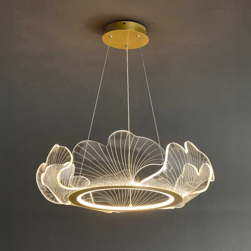Lustre en Feuilles de Ginkgo -Élégance Naturelle