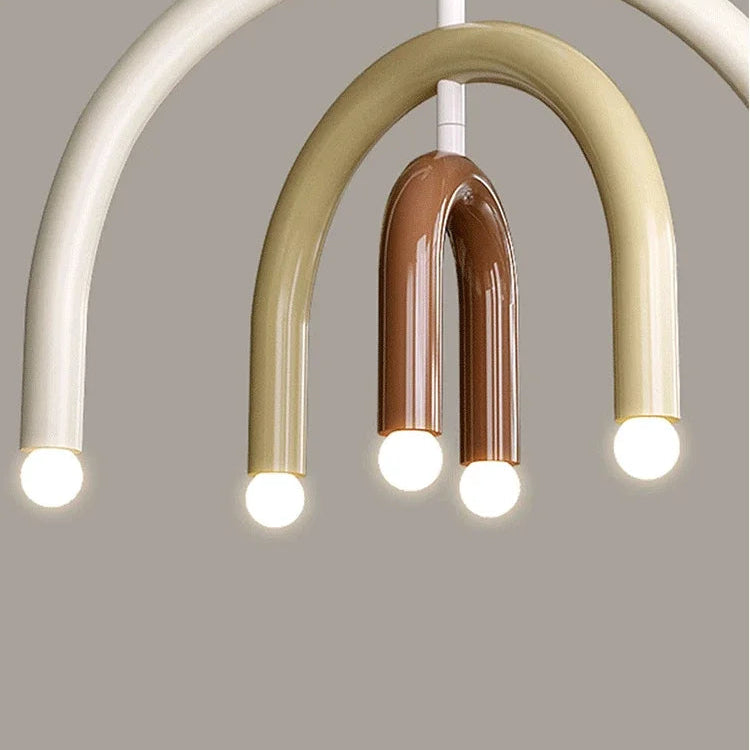 Lustre en U minimaliste pour salon - Style scandinave