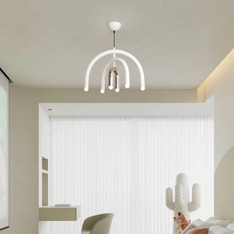 Lustre en U minimaliste pour salon - Style scandinave