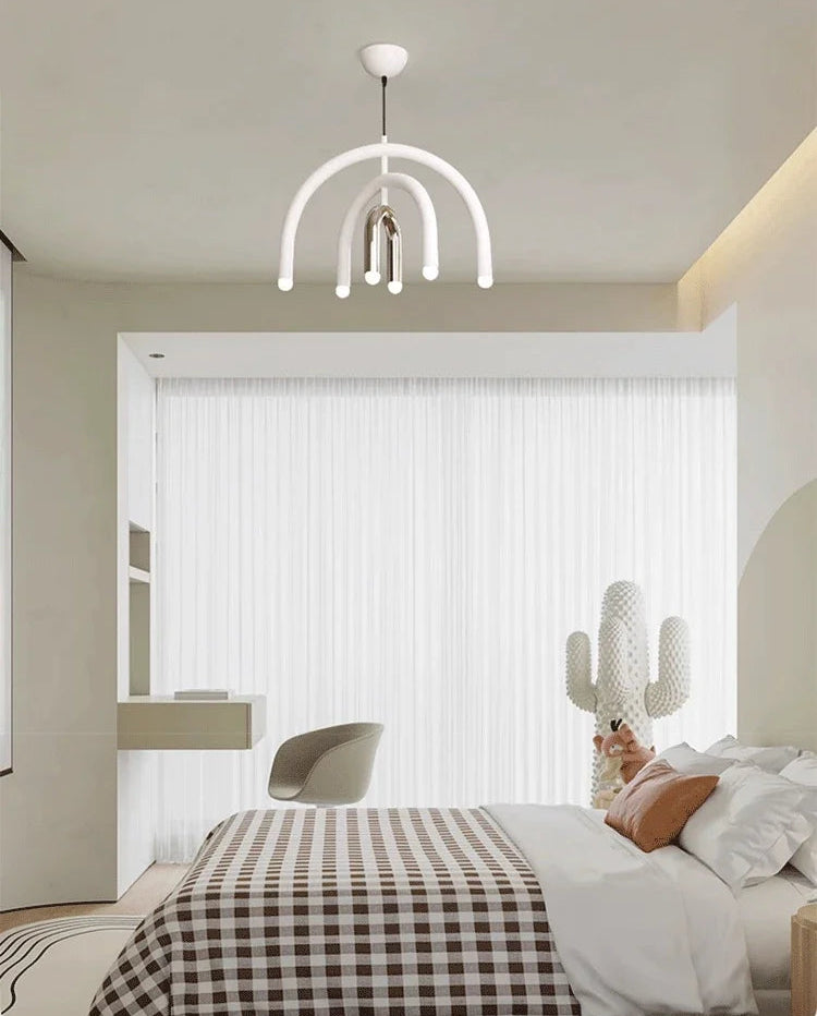 Lustre en U minimaliste pour salon - Style scandinave