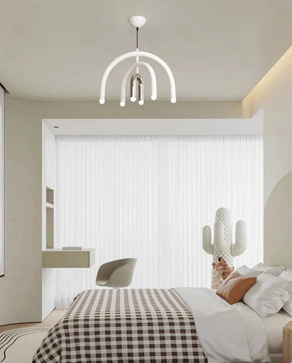 Lustre en U minimaliste pour salon - Style scandinave