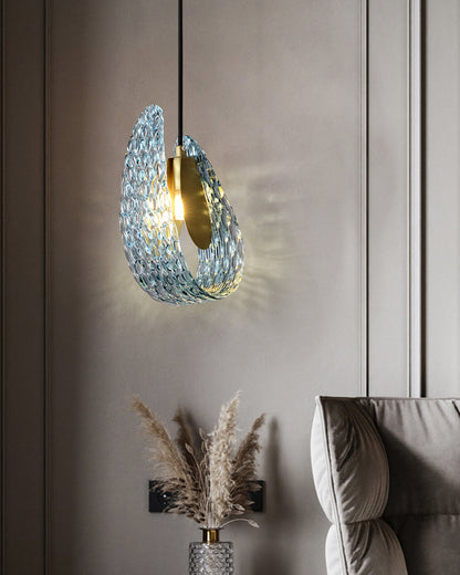 Lustre en Verre Artistique - Peacock