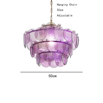 Lustre en Verre pour Cuisine - Luminaire Vintage Retro