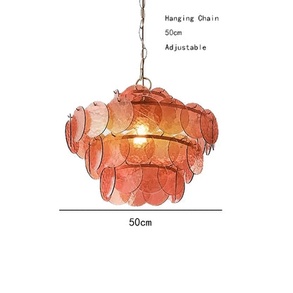 Lustre en Verre pour Cuisine - Luminaire Vintage Retro