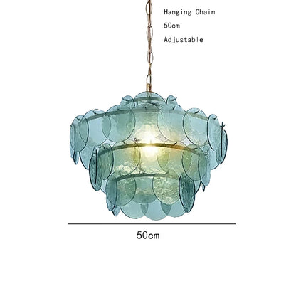 Lustre en Verre pour Cuisine - Luminaire Vintage Retro